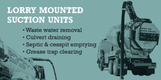 lorry mounted suction units